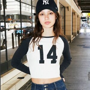 Brandy Melville Bella 14 Long Sleeve Tee